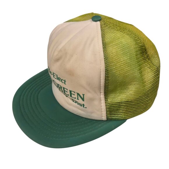 Kansas Politics Trucker Hat Mesh Snapback Cap Ken Green Re Elect 75th District - Picture 1 of 16